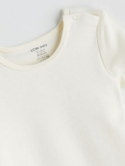 Bisiklet Yaka Erkek Bebek ??t??tl? Bodysuit 3l?