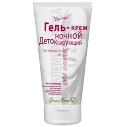 Гель-крем ночной детоксирующий Защита от угрей для юной проблемной кожи 100 мл - Green mama фото 2