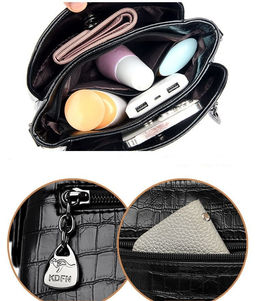 KAIDIFEINIROO Сумка женская с двумя ремнями 8172 фото 51