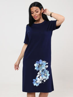 IV-CAPRIZ Антуриум - туника чернильный