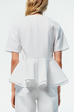 PEPLUM T-SHIRT - Zara фото 4