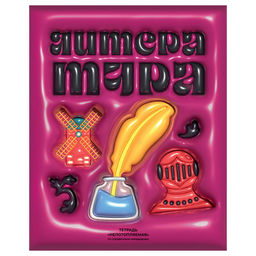 Тетрадь 48л. НЕПОТОПЛЯЕМАЯ "Литература" (ТП5ск48_лс_вл_к 12807, BG) матовая ламинация, выб. лак, конгрев