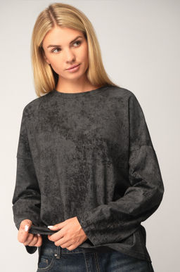 Женский лонгслив оверсайз Happyfox