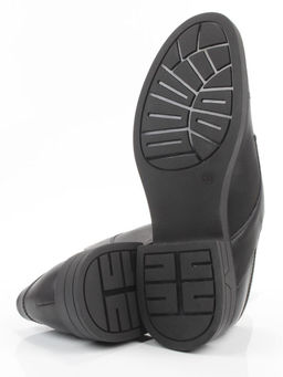 03-M47-68 BLACK Полуботинки женские (натуральная кожа)