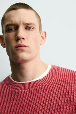 WASHED RIBBED TEXTURE JUMPER - Zara фото 13