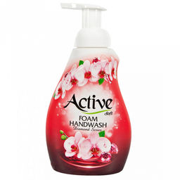Пенка-мыло для рук "Active" 500мл, 6х11,5х20,5см, дозатор, "Сияющий бриллиант" (Иран)