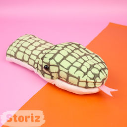 Мягкая игрушка-рукавичка НГ Змея 30см