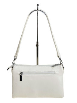 Женская сумка из искусственной кожи, цвет белый - Greta фото 2