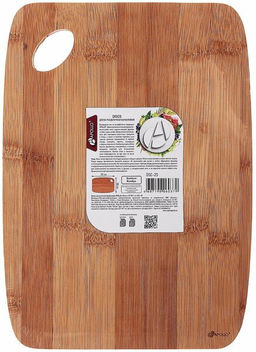 Доска разделочная бамбуковая APOLLO Disco 25*18*1 см  фото 4