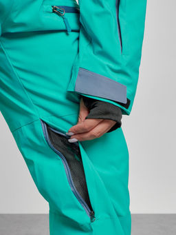 Горнолыжный комбинезон женский зимний зеленого цвета 2323Z - Mtforce фото 16