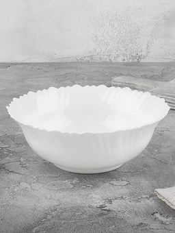 Салатник Dolche Vita 1130мл опаловое стекло белый арт.104757 /Mallony/  фото 3