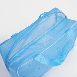 Косметичка на молнии, цвет голубой - Simaland фото 3