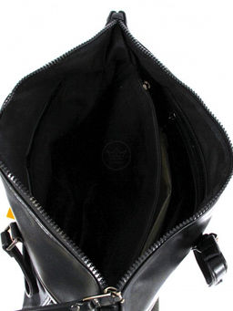 Сумка женская искусственная кожа BT-V 7640, 1отд+карм/перег, плечевой ремень, черный/серый SALE 262521 - Adelia фото 8