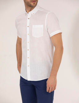 Рубашка Pierre Cardin Regular Fit белая