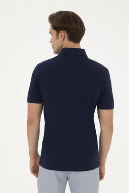 Мужская темно-синяя базовая футболка - U.s. polo assn фото 5