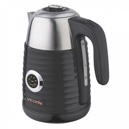Чайник электрический "Viconte" 1,7л, 2200Вт, закрытый нагревательный элемент, корпус из высококачественной нержавеющей стали, встроенный термометр на корпусе, шкала уровня воды, автоматическое отключение при закипании, защита от перегрева (Китай)