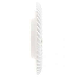 Часы настенные Виток времени д25,5см, h4см, циферблат белый; цифры арабские, черный; корпус пластик, белый; в коробке (Китай) - Домашняя мода фото 3