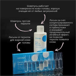 Лосьон от перхоти для жирной кожи головы 10*5 мл Concept  фото 8