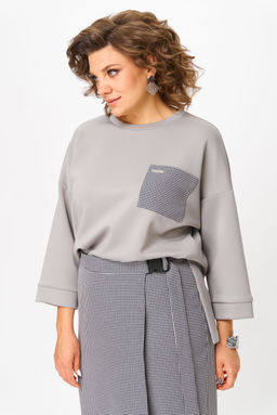 Костюм Michel Chic 1362/2-Р серый, клетка  фото 6