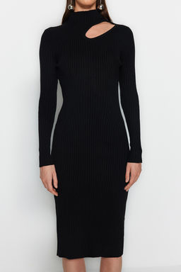 TRENDYOLMILLA Murdum Midi Triko Cut Out/Pencere Detayl? Elbise TWOAW24EL00028  фото 5