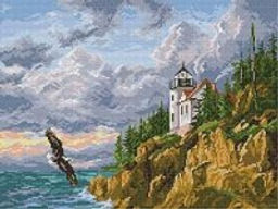 Набор для вышивания АЛИСА арт.3-01 Парящий орел 32х24 см