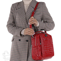 Рюкзак женский 69123-1 red Velina Fabbiano-Safenta/50