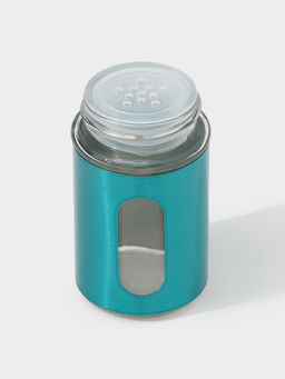 Цена за 12 шт. Ёмкость для специй «Стиль», 100 мл, 4.5×8 см, стекло, бирюзовая