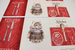 Рогожка Матильда, ш.1.5м, хлопок-100%, 165гр/м.кв, раппорт 63см - Купава фото 2