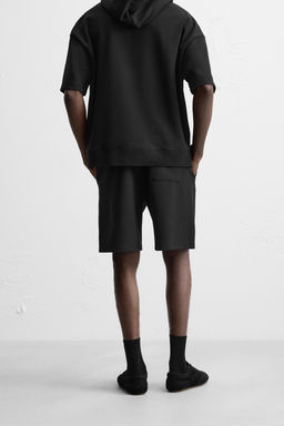 RELAXED FIT JOGGER BERMUDA SHORTS - Zara фото 13