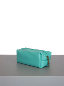LACCOMA косметичка Гретта-22-Ф001-бирюза эко кожа хлопок