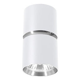 Светильник потолочный MR16 35W, 230V, GU10, белый, хром, ML186 Barrel ZEN