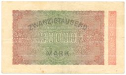20000 марок 1923 года Германия