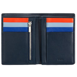 Итальянское кожаное портмоне DuDu серии Tiberio | морской