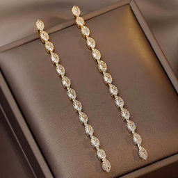 Серьги длинные на гвоздиках арт. 13 2516 (id 271095)