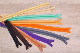 Молния Спираль р/м GAMMA G105 АССОРТИ тип 5 разъёмная однозамковая 10 шт ассорти