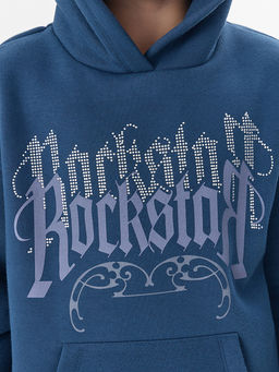 Комплект для девочек синий с надписью Rockstar - Mark formelle фото 3