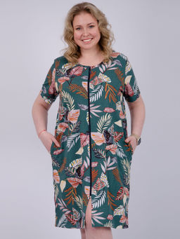 Халат "Рената" тропики, трикотаж