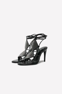 STRAPPY LEATHER SANDALS WITH STUDS LUDOVIC DE SAINT SERNIN x ZARA  фото 4