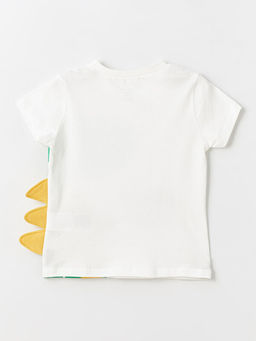 Bisiklet Yaka K?sa Kollu Bask?l? Erkek Bebek Pijama Tak?m? - Waikiki фото 3