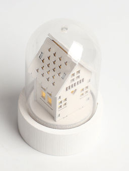 Сувенир новогодний с подсветкой «Зимний домик»