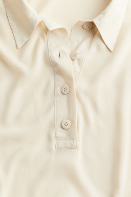 Polo en crepe transparente - H&m фото 6
