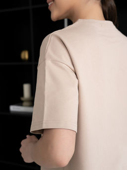 Футболка Оверсайз, цв. Бежевый