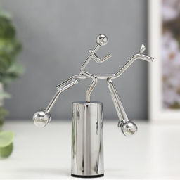 Маятник настольный антистресс Человечек на коне, 11.5?9.5?5 см