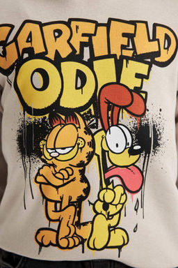 Толстовка с капюшоном Garfield для мальчиков - Defacto фото 6