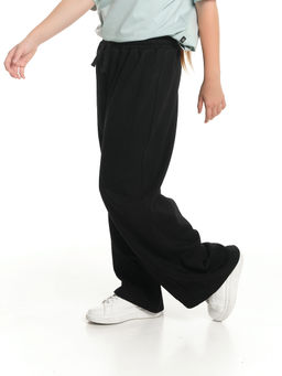 Брюки с лампасом для девочки 22-7697 черный - Mini maxi фото 9