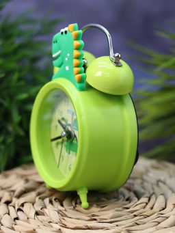 Часы-будильник Dinopalm, green (13х9 см)
