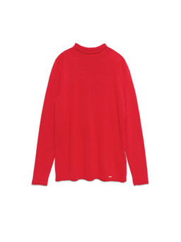 CONTE Свитер из пряжи с хлопком и бамбуком LDK 102 ruby red