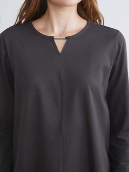 Bisiklet Yaka Kad?n Ti??rt