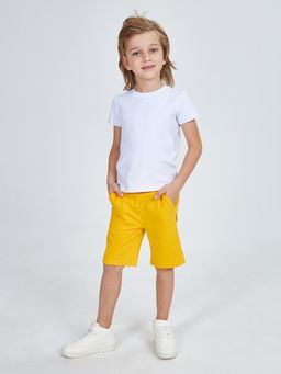 Желтые шорты для мальчика - Kogankids фото 4