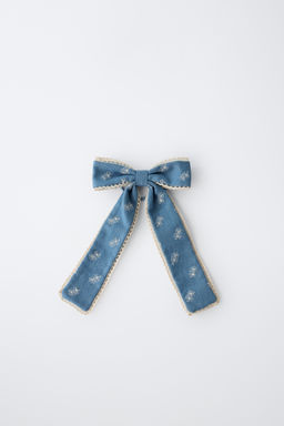 LAZO COLETERO PINZA BORDADOS / Azul
